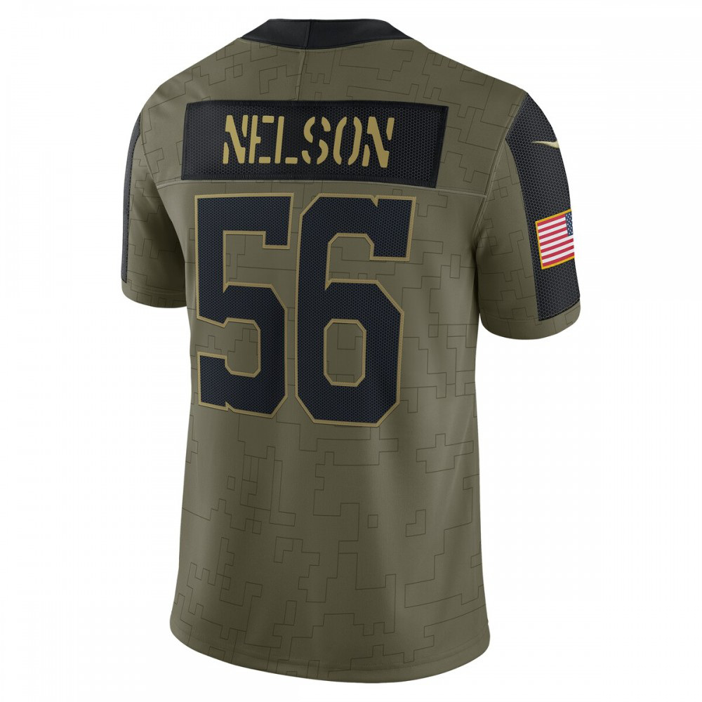Quenton Nelson Indianapolis Colts Nike 2021 Salute To Service Limited Player Jersey - Olive-GridironStore